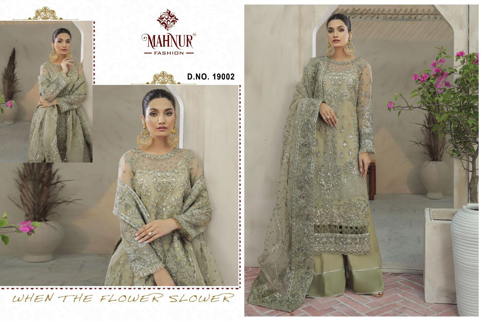 Mahnur Vol 19 Heavy Georgette Wholesale Pakistani Salwar Suits Catalog